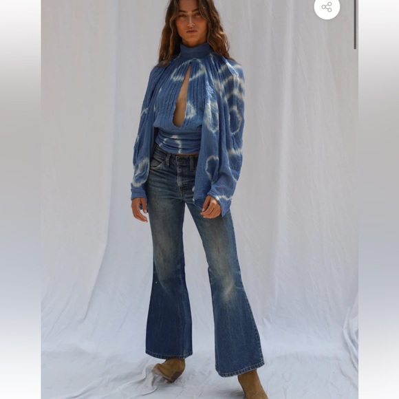 Jen’s Pirate Booty Techno Top blue tie dye - Picture 7 of 8